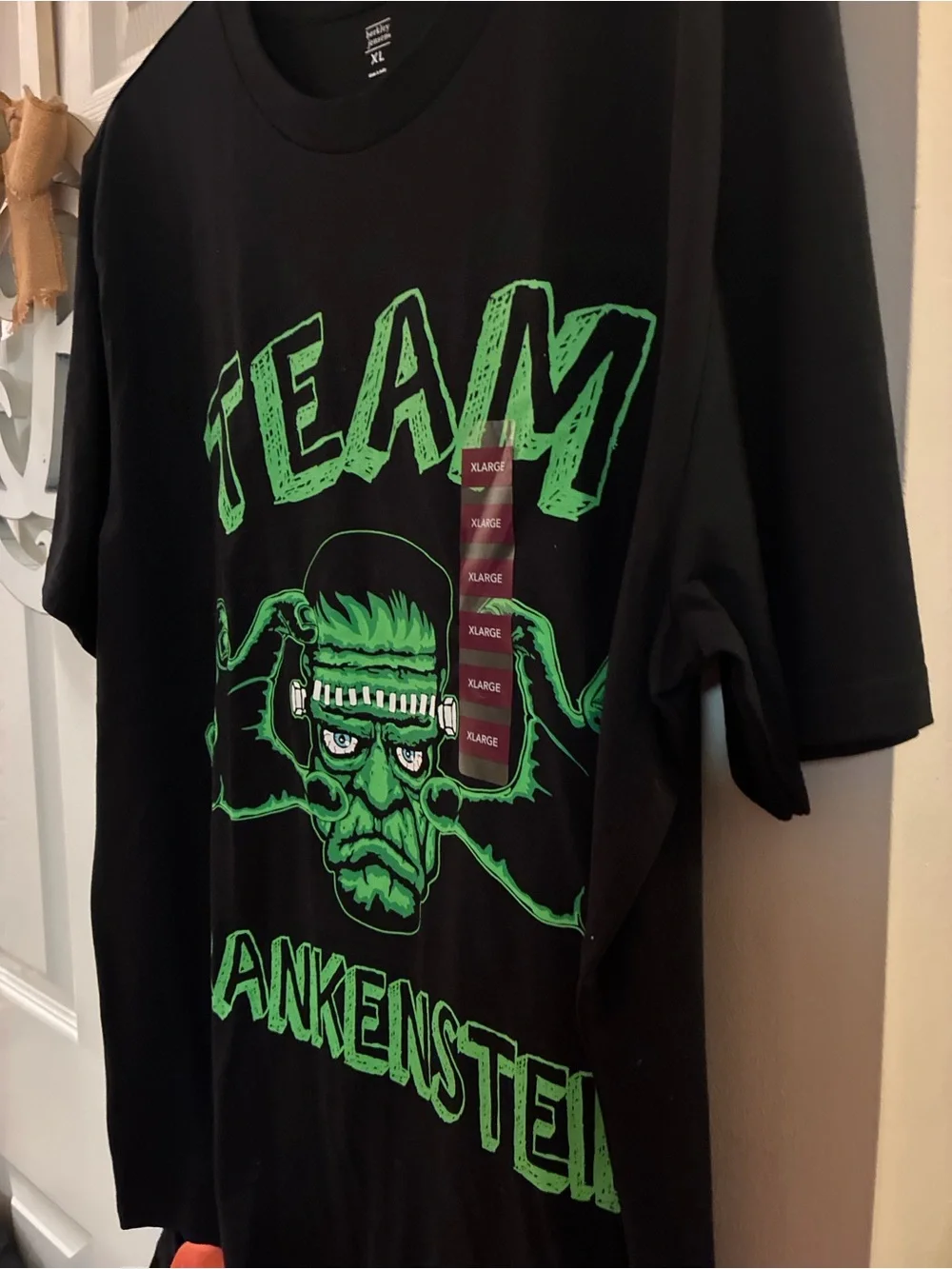 New: Team Frankenstein Graphic Tee - Black & Neon Green